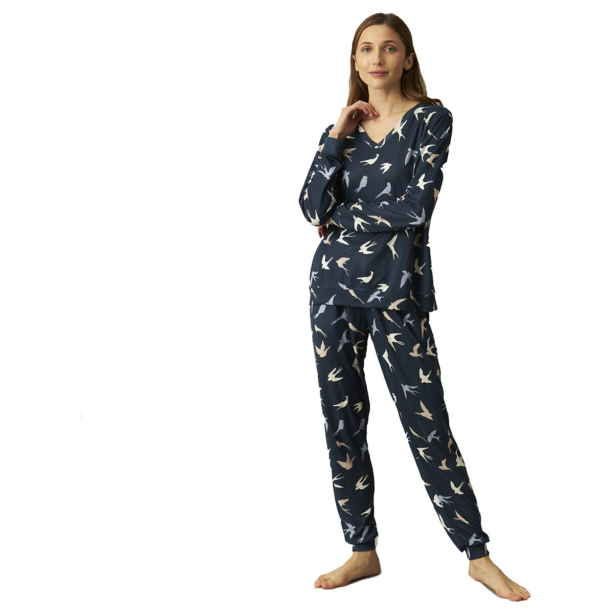 Textil Mulher Pijamas / Camisas de dormir J&j Brothers JJBCP0900 Multicolor