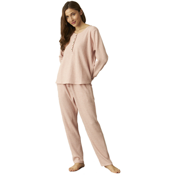 Textil Mulher Pijamas / Camisas de dormir J And J Brothers JJBCP1901 Rosa