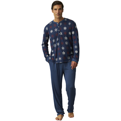 Textil Homem Pijamas / Camisas de dormir J&j Brothers JJBCP5400 Multicolor