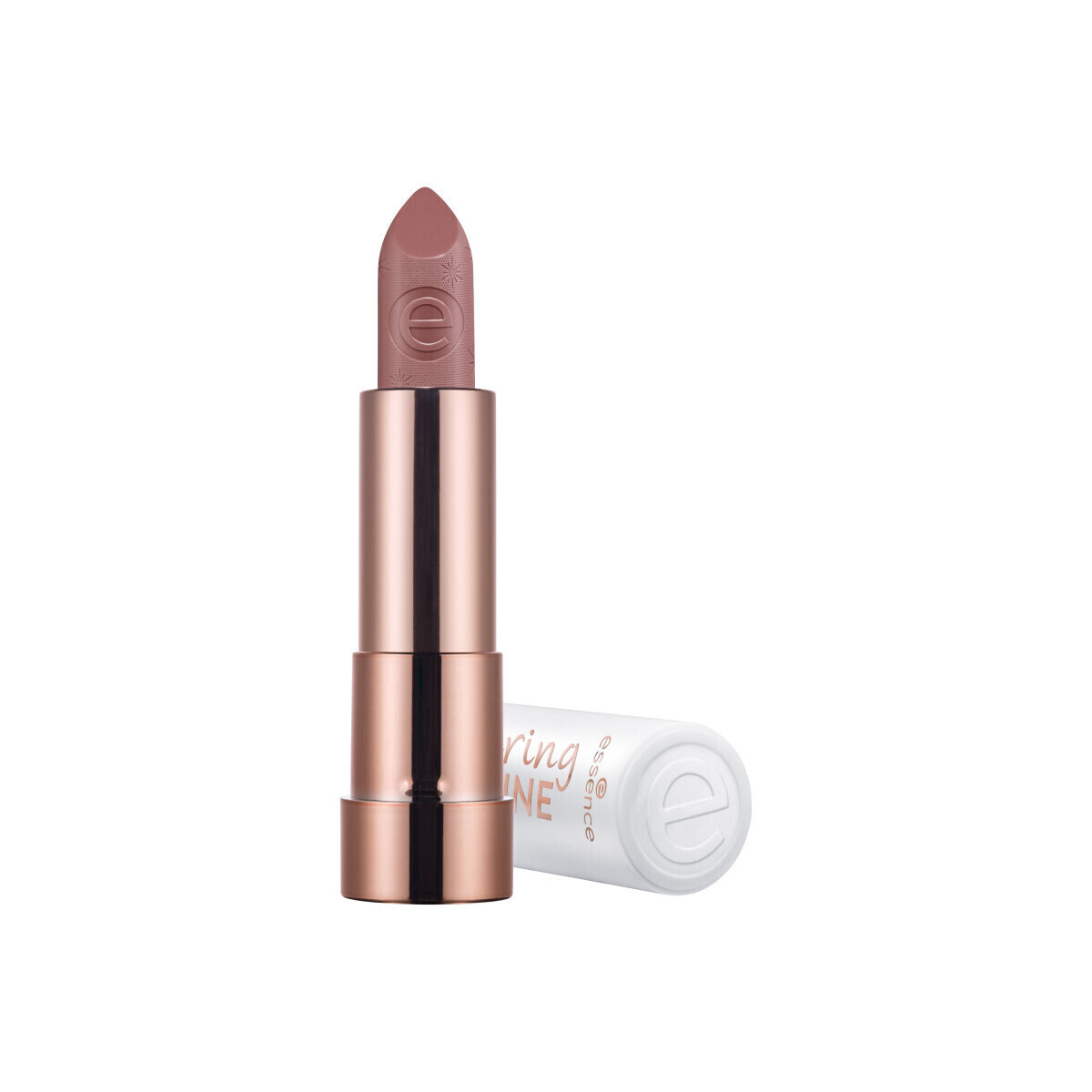 beleza Mulher Batom Essence Vegan Collagen Caring Shine Lipstick - 203 My Advice Vermelho