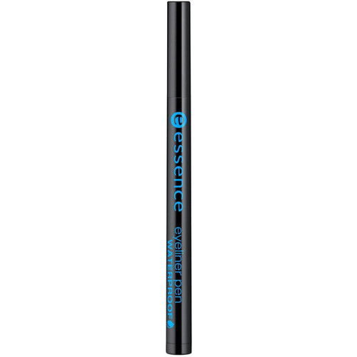 beleza Mulher Eyeliners Essence Waterproof Felt-tip Eyeliner - 01 Black Blaze Preto