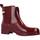Sapatos Mulher Tommy Hilfiger Cintura New Denton 40 Mm ANKLE RAINBOOT WITH META Vermelho