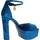 Sapatos Mulher Sandálias Kurt Geiger London SHOREDITCH HIGH PLATFOR Azul