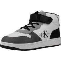 Sapatos Rapaz Sapatilhas Calvin Klein Jeans V1X980331 Branco