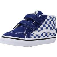 Sapatos Rapaz Sapatilhas BROWN Vans TD SK8-MID Azul