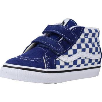 Sapatos Rapaz Sapatilhas Auhenic Vans TD SK8-MID Azul