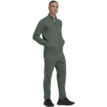 Textil Homem Todos os fatos de treino adidas Originals 14 Zip Fleece Verde