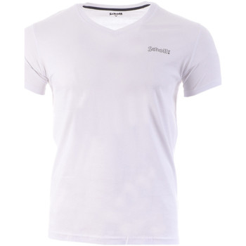 Textil Homem T-Shirt mangas curtas Schott  Branco
