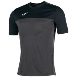 Textil Homem T-Shirt mangas curtas Joma Winner Cinza