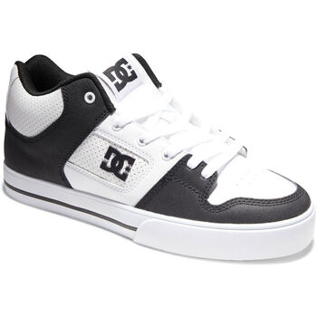 Sapatos Homem chuck DC Shoes Pure mid ADYS400082 WHITE/BLACK/WHITE (WBI) Branco