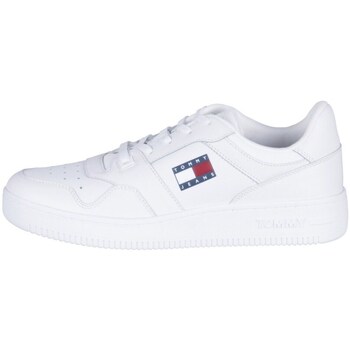 Sapatos Homem Sapatilhas Tommy Hilfiger Retro Basket Essential Branco