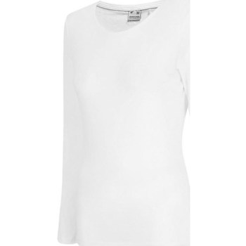 Textil Mulher T-Shirt mangas curtas 4F TSDL350 Branco