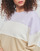 Textil Mulher Sweats Converse COLOR-BLOCKED CHAIN STITCH Violeta / Multicolor