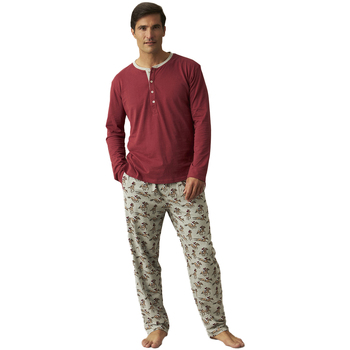 Textil Homem Pijamas / Camisas de dormir J And J Brothers JJBCP5200 Cinza