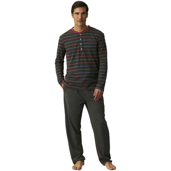 Textil Homem Pijamas / Camisas de dormir J And J Brothers JJBCP5700 Cinza