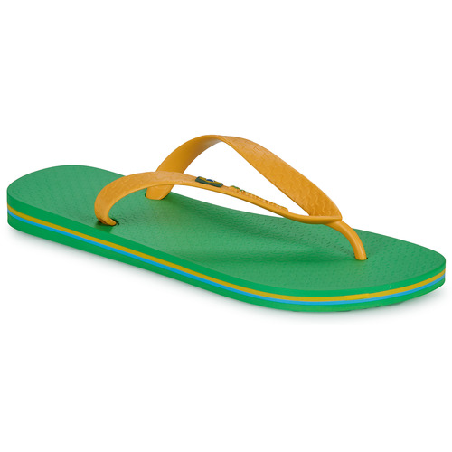 Sapatos Homem Chinelos Ipanema IPANEMA CLASSICA BRASIL II AD Verde / Amarelo