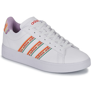 Sapatos Mulher Sapatilhas charcoal Adidas Sportswear GRAND COURT 2.0 Branco / Multicolor