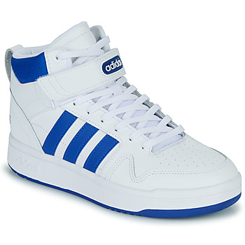 Sapatos ADIDAS Originals KOBIETY SPORTOWE DO KOSTKI Adidas Sportswear POSTMOVE MID Branco / Azul