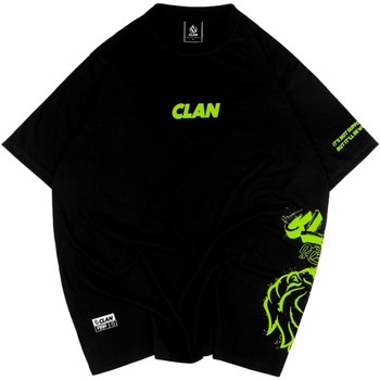 Textil Homem T-Shirt mangas curtas Clan  Preto