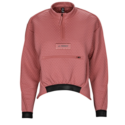 Textil Mulher Sweats adidas pinkcore Performance Utilitas FZ F Bordô