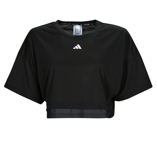 Textil Mulher T-Shirt mangas curtas carbonbraid adidas Performance DANCE CRO T Preto