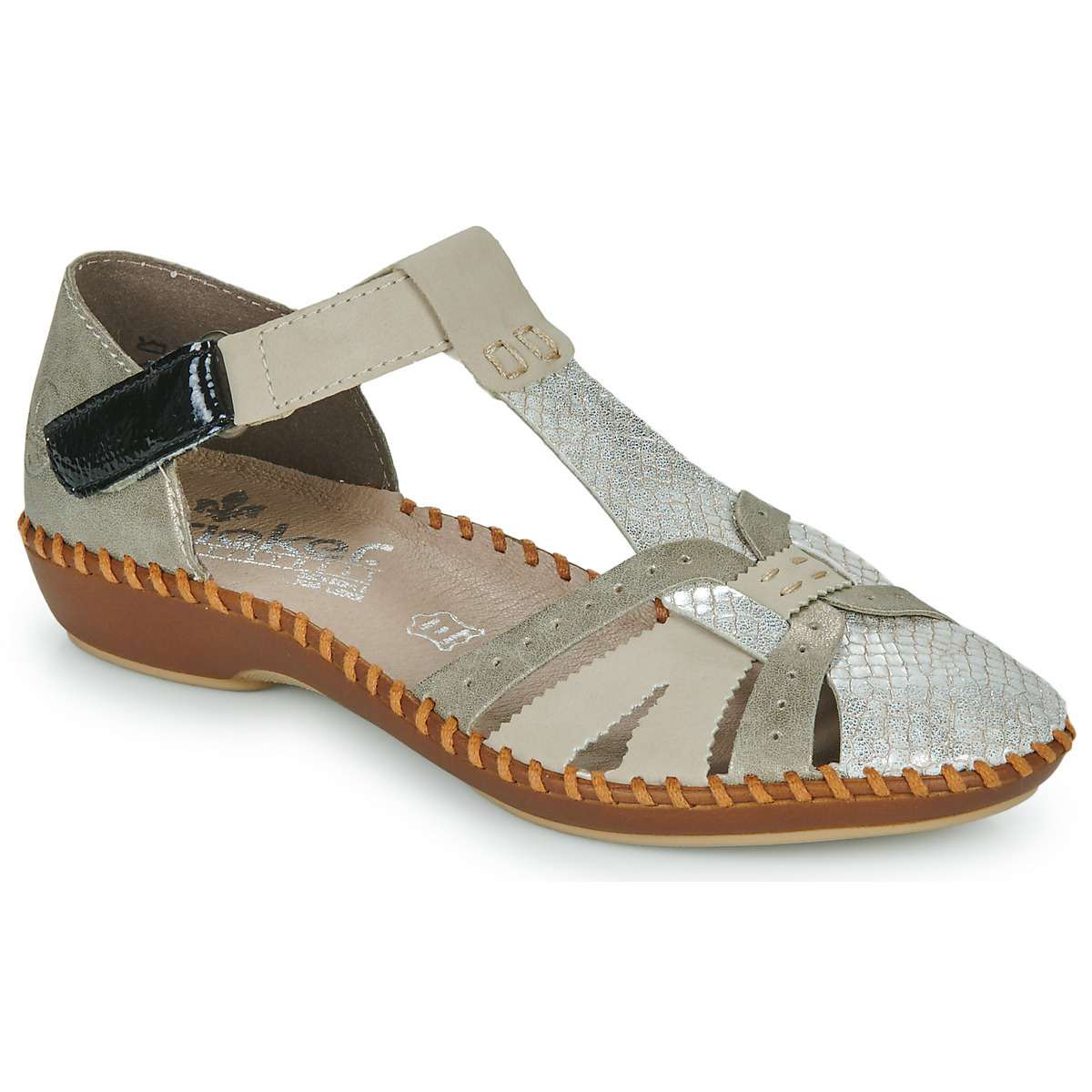 Sapatos Mulher Sabrinas Rieker M1650-60 Cinza