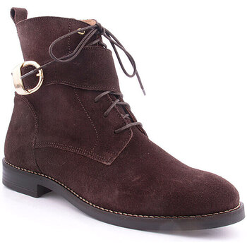 Sapatos Mulher Botins Wilano L Ankle boots CASUAL Castanho