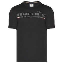 Textil Homem T-Shirt mangas curtas Aeronautica Militare TS1942J53834300 Preto