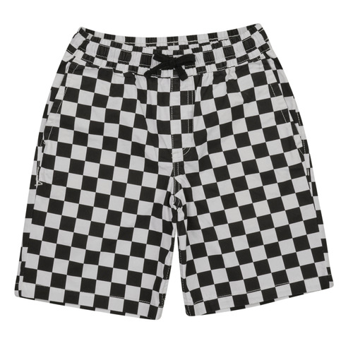 Textil Rapaz Shorts / Bermudas Vans sneakersshoes RANGE ELASTIC WAIST SHORT II BOYS Branco / Preto