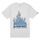 Textil Rapaz T-Shirt mangas curtas Vans REFLECTIVE CHECKERBOARD FLAME SS Branco