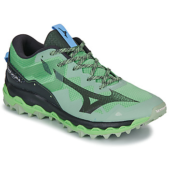 Sapatos Homem Sapatilhas de corrida Mizuno WAVE MUJIN 9 Verde / Preto