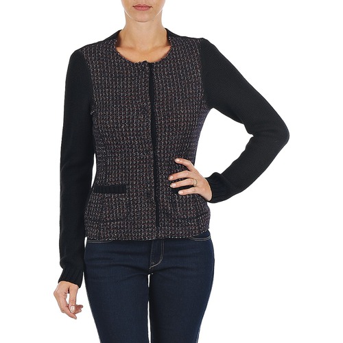 Textil Mulher brunello cucinelli stripe knit trim negro Polo shirt item Marc O'Polo FANNIE Preto