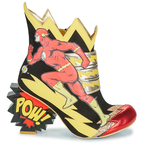 Irregular Choice CHASING JUSTICE Preto / Vermelho / Amarelo
