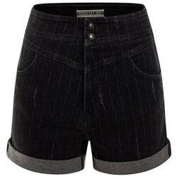 Textil Mulher Shorts / Bermudas Guess stiletto W3RD16 D4WL1-PSLO Preto