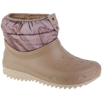 Sapatos Mulher Sapatos & Richelieu Crocs Classic Neo Puff Castanho