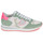 Sapatos Mulher Sapatilhas Philippe Model TRPX LOW WOMAN Verde / Rosa / Fluo