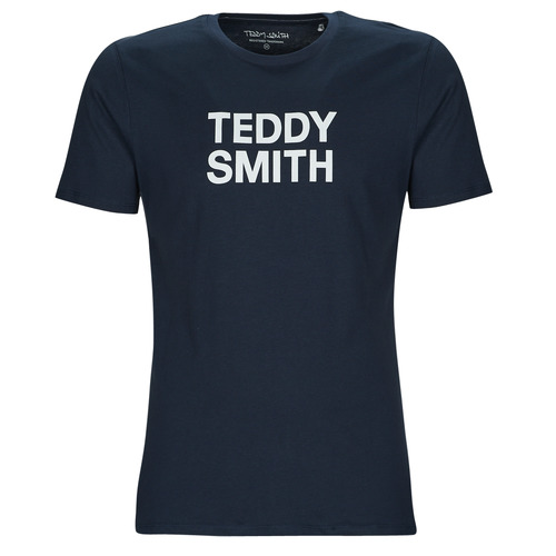 Textil Homem T-Shirt mangas curtas Teddy Smith TICLASS BASIC MC Marinho