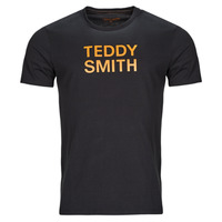 Textil Sweatshirtm T-Shirt mangas curtas Teddy Smith TICLASS BASIC MC Preto