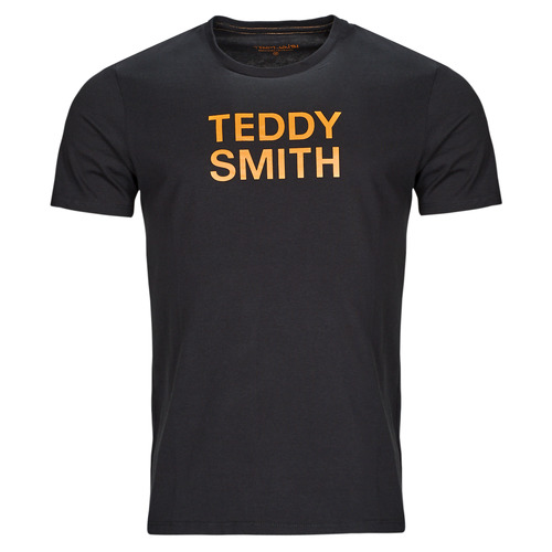 Textil Homem Tops / Blusas Teddy Smith TICLASS BASIC MC Preto