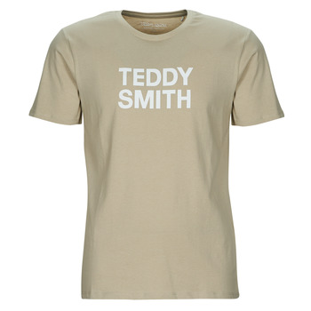 Textil Homem T-Shirt mangas curtas Teddy Smith TICLASS BASIC MC Bege