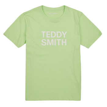 Textil Rapaz T-Shirt mangas curtas Teddy Smith TICLASS 3 MC JR Verde / Claro