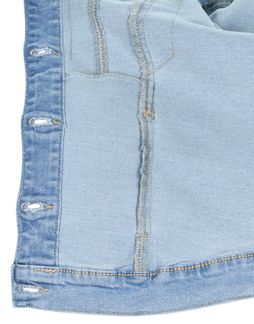 Vero Moda VMLUNA LS SLIM DNM JACKET MIX GA NOOS Azul / Claro