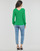 Textil Mulher camisolas Vero Moda VMNEWLEXSUN LS DOUBLE V-NCK BLOU GA REP2 Verde