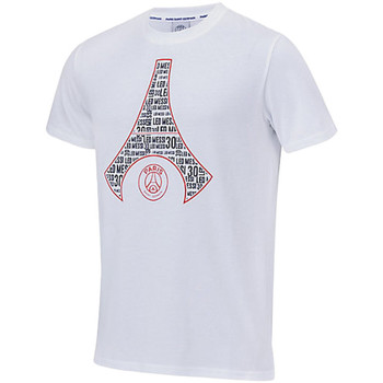 Textil Criança T-Shirt mangas curtas Paris Saint-germain  Branco
