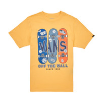 Textil Criança T-Shirt mangas curtas Spctrm Vans BOARDVIEW SS Amarelo