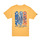 Textil Criança T-Shirt mangas curtas Bianco Vans BOARDVIEW SS Amarelo