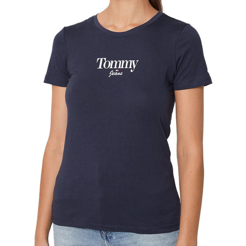 Textil Mulher T-shirts e Pólos Tommy Hilfiger  Azul