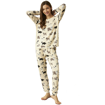 Textil Mulher Pijamas / Camisas de dormir J&j Brothers JJBCP1200 Multicolor