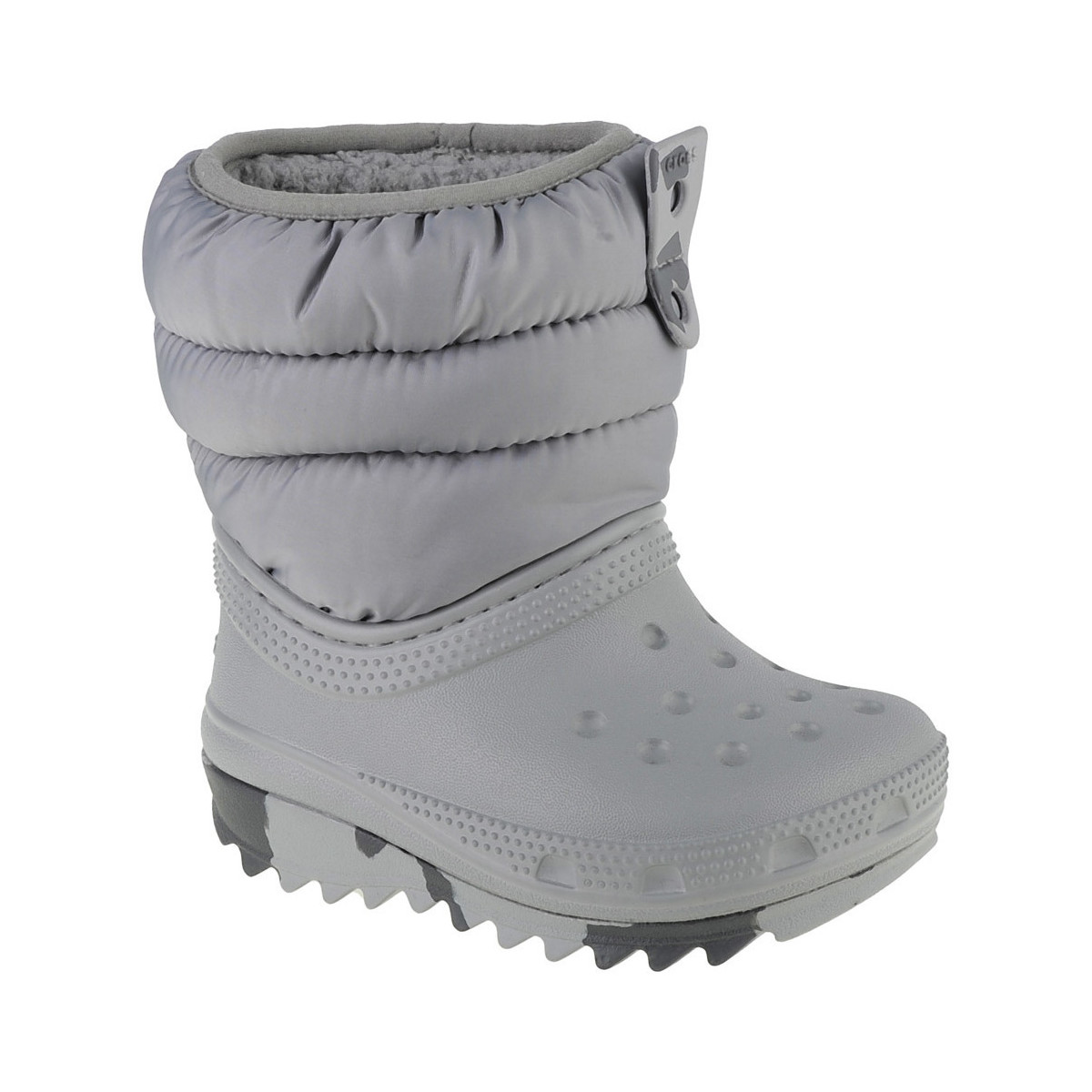 Sapatos Rapaz Botas de neve Crocs Classic Neo Puff Boot Toddler Cinza