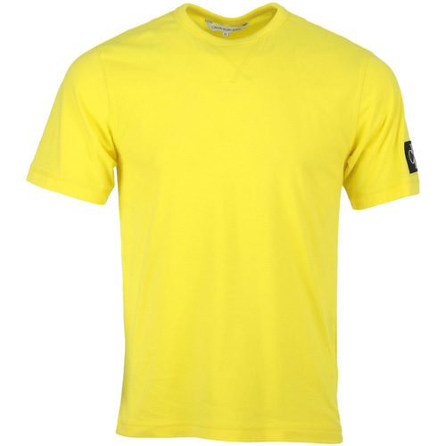 Textil Homem T-Shirt mangas curtas Calvin Klein Golf Newport t-shirt in blackns Monogram Patch Shirt Amarelo